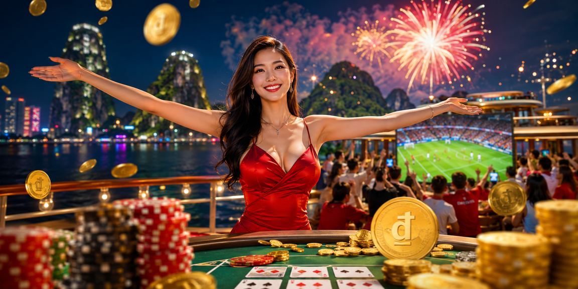 Khung cảnh Hạ Long Bay được lấy cảm hứng cho trải nghiệm baccarat festival trực tuyến