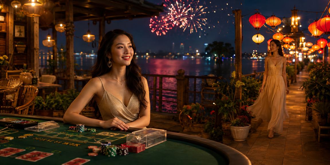 Bàn baccarat live casino phong cách Hà Nội tại 1588