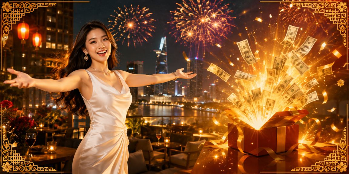 Quang cảnh thành phố Hồ Chí Minh về đêm sôi động, gợi lên không khí cá cược trực tuyến tại 1588
